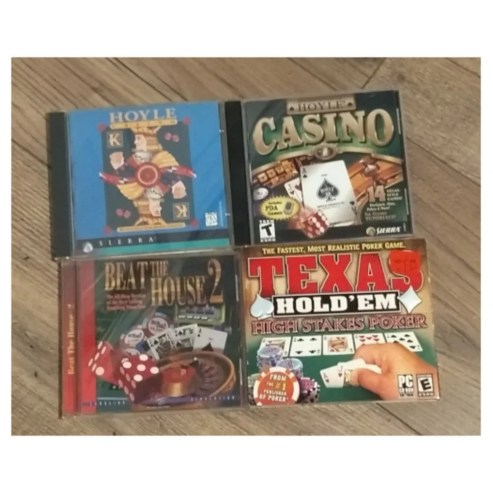 PC Games Collection-Myst, Riven, Ms. Pacman and more